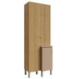 Paneleiro De Cozinha 3 Portas Minsk Vanilla/freijó Z06 - Mpozenato