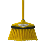 Vassoura Noviça Multiuso De Nylon Plumado Com Cabo Amarelo Bettanin 9672c