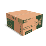 Papel Higiênico Rolão 100% Celulose Folha Dupla Renova 8 Rolos De 250 Metros Ótima Absorção E Maciez, Ideal Para Uso Institucional