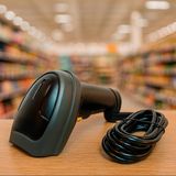 Leitor Código Usb Compacto Rápido E Fácil Para Produtos