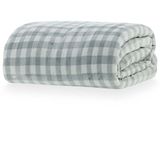 Cobertor Casal 280g Blanket Vintage 300 Vichy - Kacyumara Xadrez