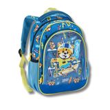 Mochila Costas Creche 13 Azul Tigre Bebê Escolar Infantil
