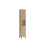 Paneleiro De Cozinha Torino C/ 2 Portas 40cm Mel - Movelbento