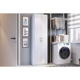 Armário Multiuso Lavanderia Ph 1711 C/ 2 Portas Branco - Herval