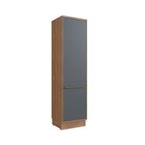 Paneleiro De Cozinha Versalis Ph 3059 C/ 2 Portas 60cm Freijo/grafito Chess - Herval
