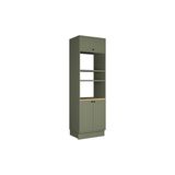 Paneleiro De Cozinha Évora Ph 3127 Torre Quente C/ 3 Portas (1 Basculante) E 2 Nichos P/ Forno 70cm Verde - Herval