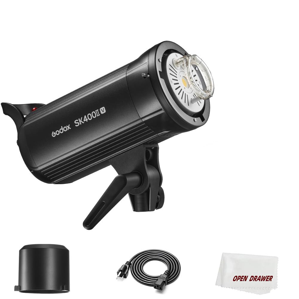 Flash Estroboscópico Godox Sk400ii-v Sk400iiv 400ws Com Luz Led