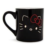 Caneca De Café Hello Kitty Sanrio Black Outline Ceramic 400ml
