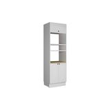 Paneleiro De Cozinha Évora Ph 3127 Torre Quente C/ 3 Portas (1 Basculante) E 2 Nichos P/ Forno 70cm Branco - Herval