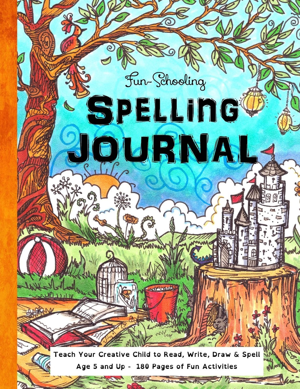 Spelling Journal Fun-schooling Ages 5+ Teach Read Write Genérica