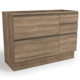 Balcao Pia Sem Tampo 1p 4g 120 Cm Maxxi G746 Nogal Kappesberg Nogal