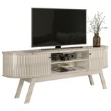 Rack Bancada Tv 75 Pol 2p 183 Cm Valencia Calacata Off White Madetec Calacata Off White