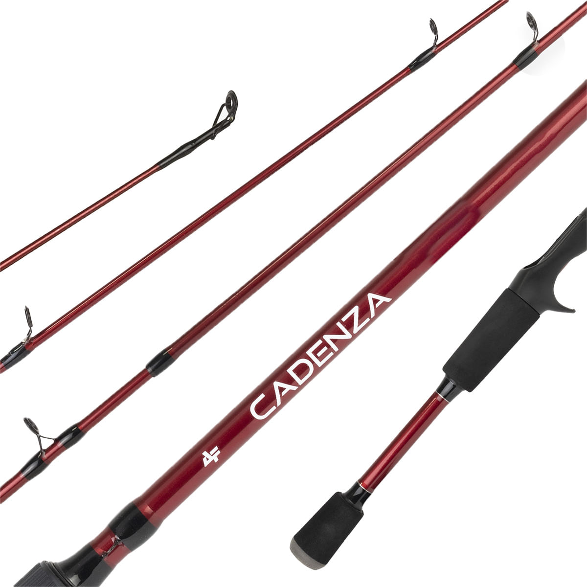 Vara Albatroz Cadenza C601 Carretilha 1,83m 6-12lb Carbono Tubular
