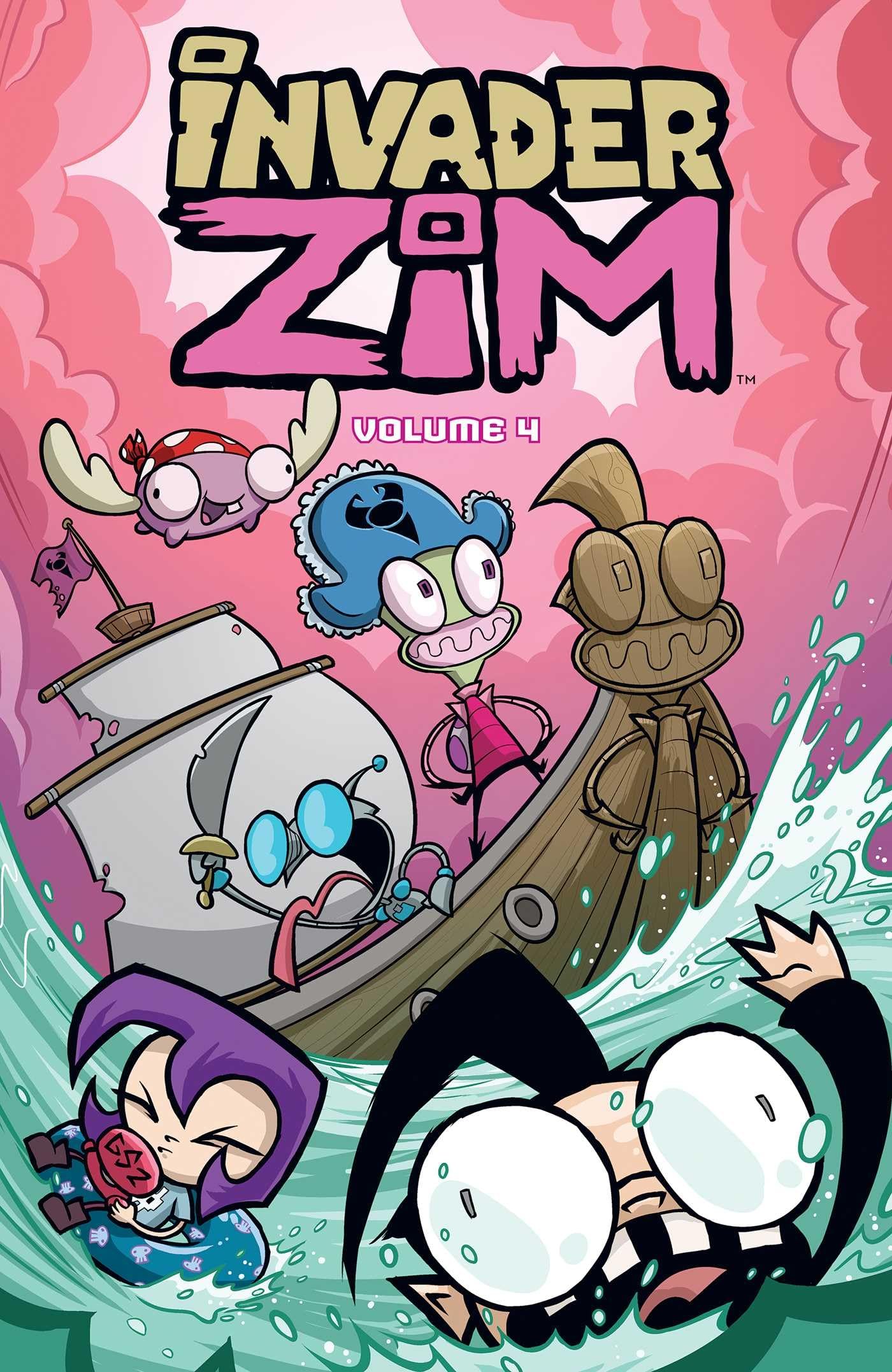 História Em Quadrinhos Usada Oni Press Invader Zim, Vol. 4 - Carrefour
