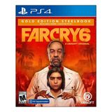 Jogo Far Cry 6 Steelbook Gold Edition Ps4 Americano