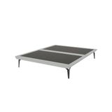 Estrutura Para Cama Japonesa Toquio King Linho Cinza