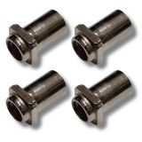 Kit 4 Bucha Afinação Para Canoa Bateria Com Pescoço 6mm M6