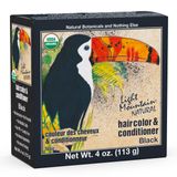 Tintura E Condicionador Para Cabelo Light Mountain Henna Black 120 Ml
