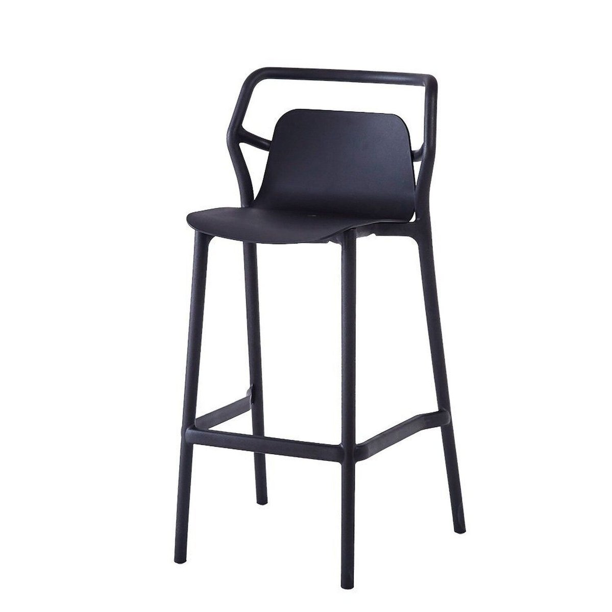 Banqueta Para Jardim E Varanda Com Assento Fixo Preto