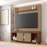 Estante Para Tv 65 Polegadas 191cm X 160cm Maragogi Fendi/carvalho
