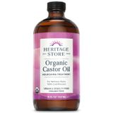 Vidro Orgânico Prensado A Frio De 473 Ml Da Castor Oil Heritage Store