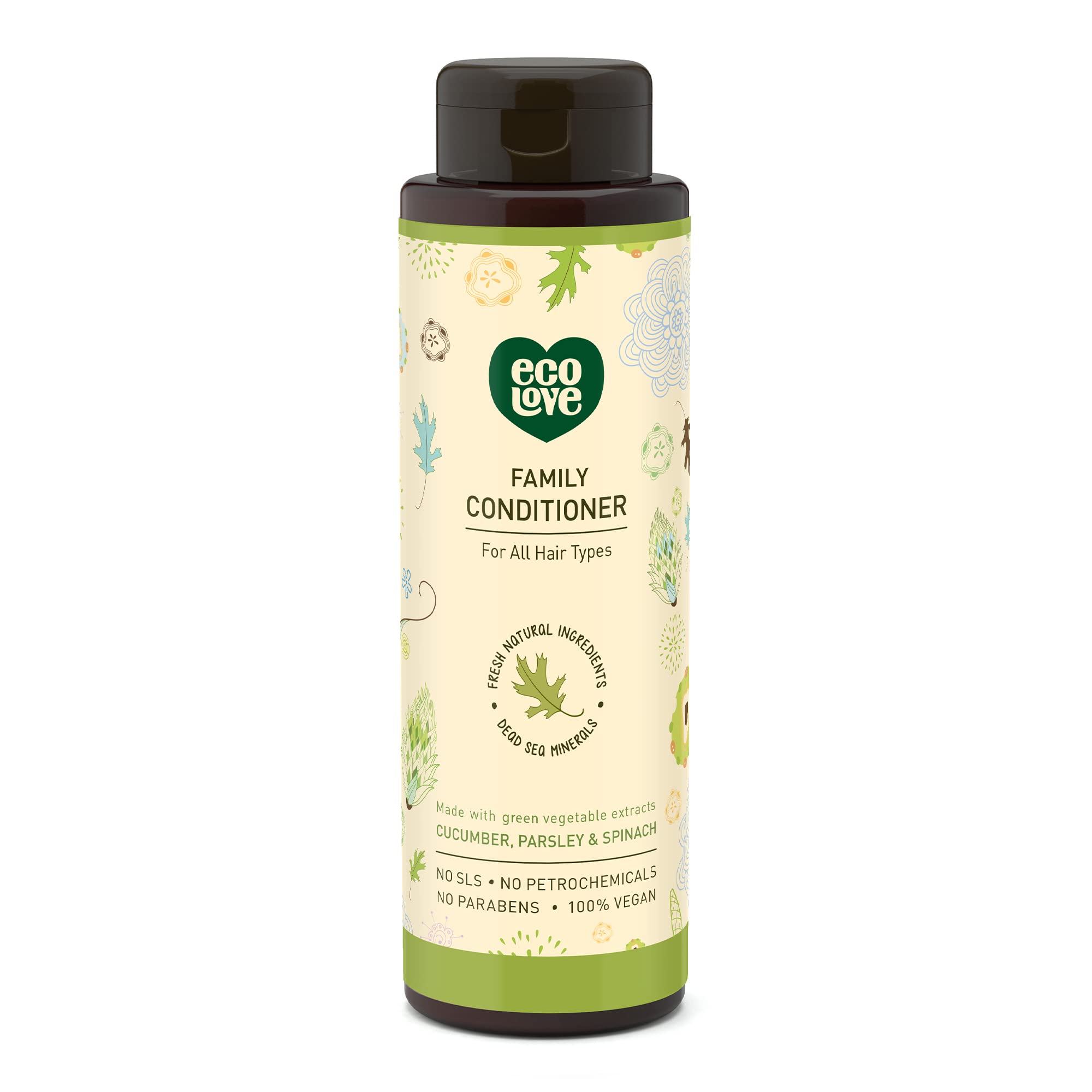 Condicionador Ecolove Natural Para Todos Os Tipos De Cabelo 500ml Vegan