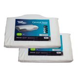 Kit 2 Travesseiros Nasa Cervical Ortopédico Master Comfort