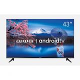 Smart Tv Aiwa 43" Android Full Hd Borda Ultrafina Hdr10 Dolby Áudio Aws-tv-43-bl-02-a Preto Bivolt
