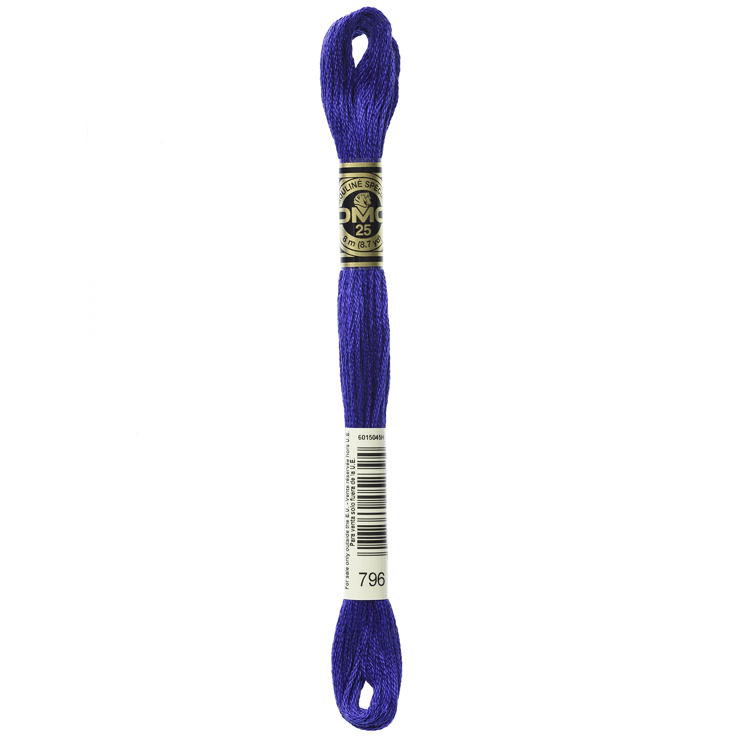 Linha De Bordar Dmc Six Strand Cotton Dark Royal 8m