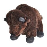 Presente Infantil De 20 Cm Para Animais De Pelúcia Wild Republic Cuddlekins Bison