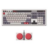 Teclado 8bitdo Retro 108 Mecânico, 108 Teclas Bluetooth