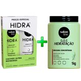 Kit Cachos Definidos 300ml + Máscara 1kg Salon Line
