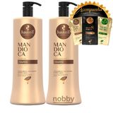 Kit Haskell Mandioca 1l Shampoo + Condicionador