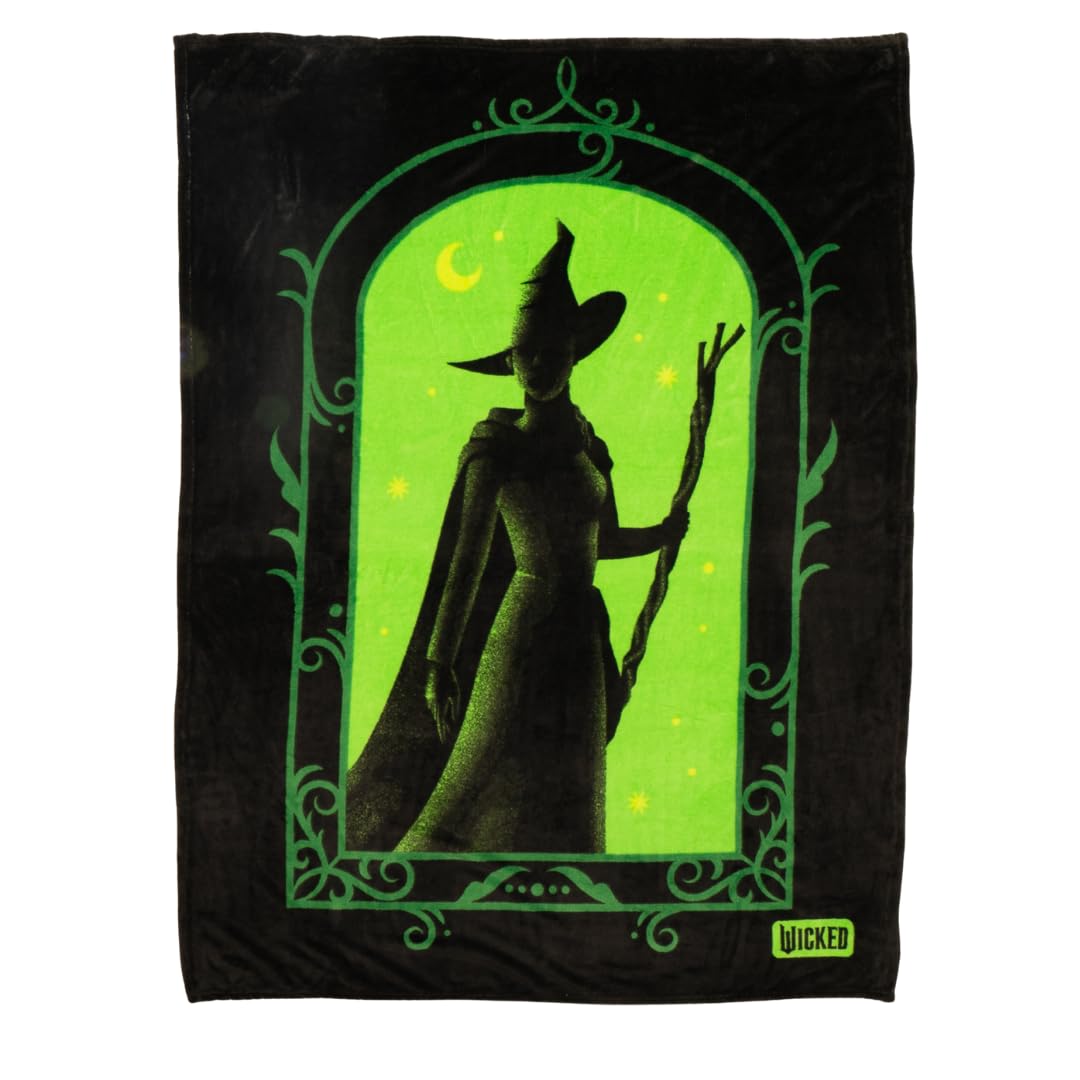 Roupa De Cama Throw Franco Collectibles Wicked Elphaba 46x60 Polegadas