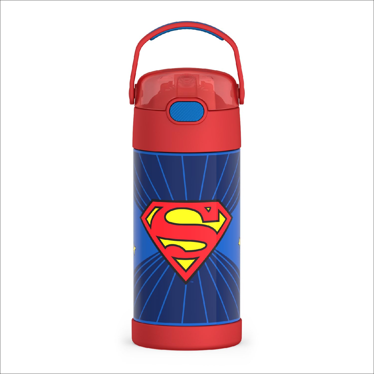 Garrafa De Água Thermos Funtainer 350ml Kids Stainer Em Aço Inoxidável