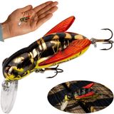 Isca Artificial Rebel Bumble Bug Hornet Vespa Dourada F74-14 Pequena 3,7cm 3g Para Tilápia Black Bass