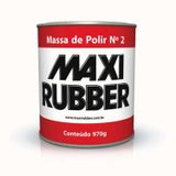 Massa De Polir N° 2 - 970g - Ideal Para Acabamento Automotivo E Metais