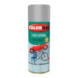 Spray Tinta Uso Geral Cores Lisas Cinza 400ml - Colorgin