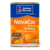 Tinta Novacor Extra Semi-brilho Branco 18 Litros - Resina Acrílica - Acabamento Fosco