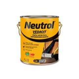 Tinta Asfáltica Neutrol Vedacit 3,6 Litros Impermeabilizante Para Estruturas De Concreto Alvenaria