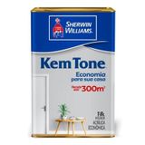 Tinta Acrílica Kem Tone Preto Fosco 18 Litros - Ideal Para Alvenaria E Concreto