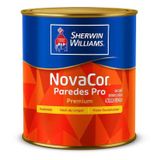 Tinta Acrílica Novacor Paredes Pro Acetinado Base W 1/4 1l