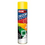 Spray Decor Multiuso Amarelo 360ml - Colorgin Para Metal, Madeira, Gesso E Cerâmica