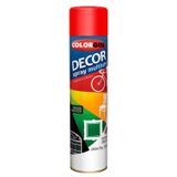 Spray Decor Multiuso Vermelho 360ml - Colorgin Para Metal, Madeira, Gesso E Cerâmica