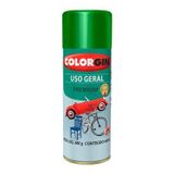 Spray Metálico Verde Amazonas Colorgin Uso Geral - 400ml - Alta Resistência E Secagem Rápida