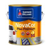 Tinta Acrílica Premium Novacor Piso Amarelo Demarcação Fosco 3,6l Tráfego Interior/exterior