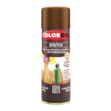 Spray Texturizado Aço Corten 300ml - Colorgin Para Papelão, Madeira, Mdf E Metais