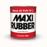 Massa De Polir N° 2 490g - Ideal Para Acabamento Automotivo E Metais