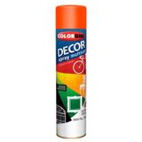 Spray Decor Multiuso Laranja 360ml - Colorgin Para Metal, Madeira, Gesso E Cerâmica