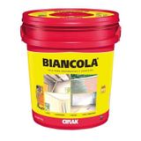 Adesivo Biancola Pva 18 Litros - Fixação Em Concreto, Alvenaria, Eps E Drywall